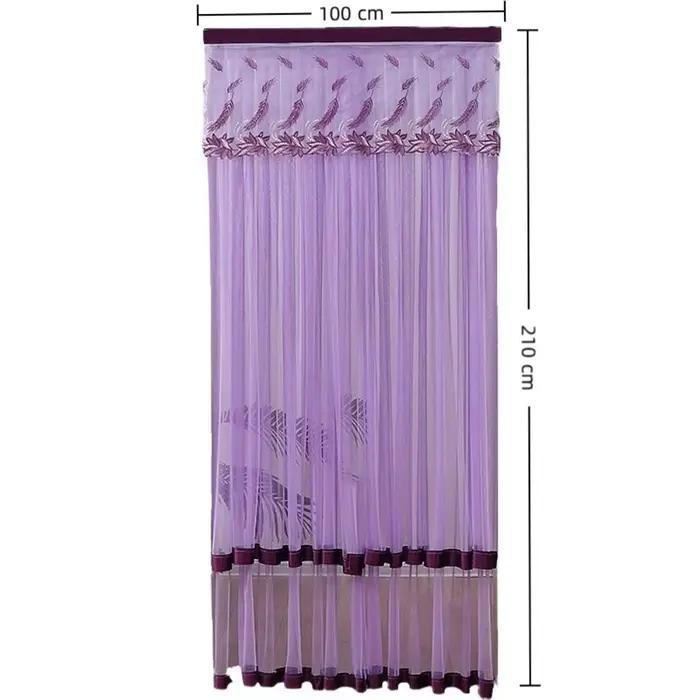 Rideau de porte anti-moustiques Double couche