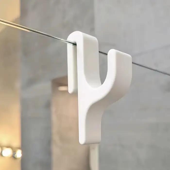 Porte-serviettes 3D pour porte de douche