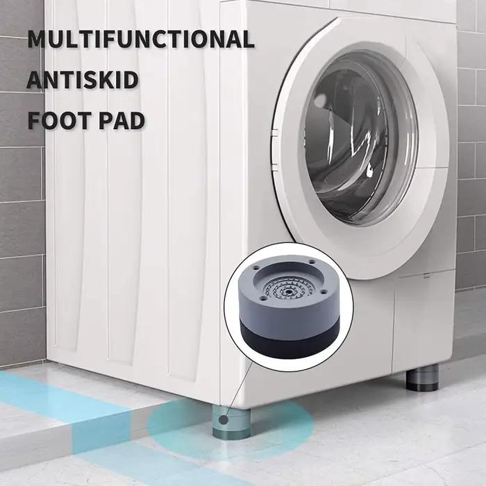 Coussinets de pieds Anti-Vibration, tapis en caoutchouc, silencieux, universel, pour Machine à laver, Support de réfrigérateur, amortisseurs, Support de lave-linge, 4 pièces/ensemble