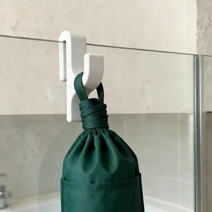 2 pièces crochets de salle de bain multifonctionnels