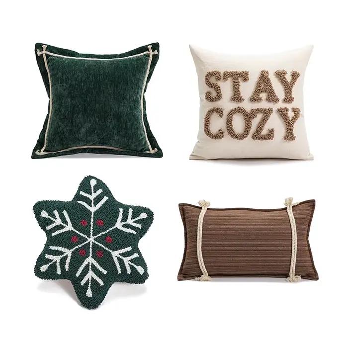 Housse de coussin de noël en forme de nouveauté moderne