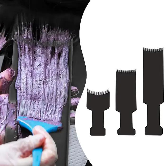 Planche de coloration pour salon avec plaque de mèches et kit de peignes et brosses de coloration professionnels, idéal pour les tâches de coloration des coiffeurs