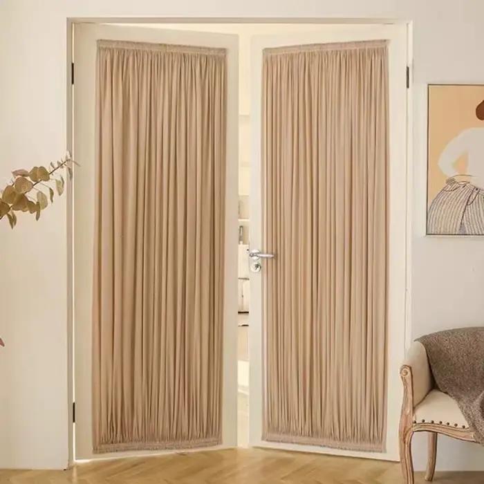 Rideaux de Porte à Tringle de Style Français
