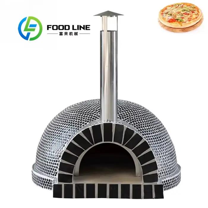 Commercial 500 ° Four à pizza professionnel de grande taille C Rock pour l'extérieur, portable, à bois