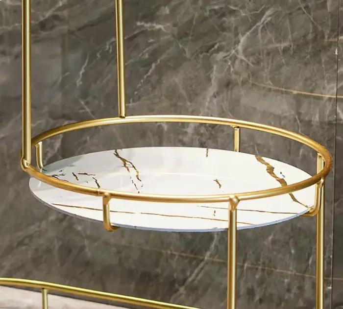 Support de rangement de salle de bain de luxe léger