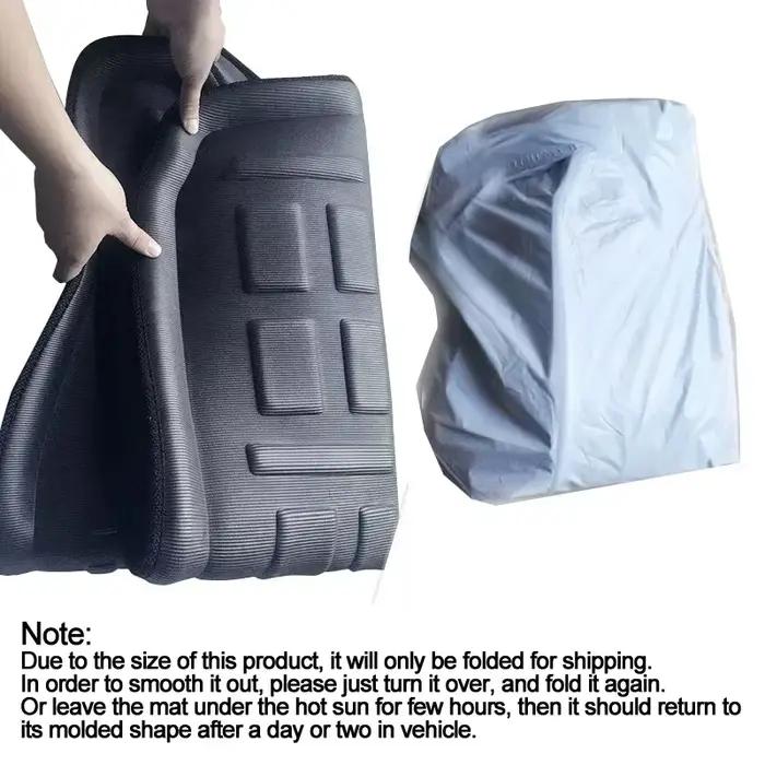 Doublure de coffre arrière de voiture, tapis en polymères de coffre, tapis anti-sale, anti-eau, KIT 3008 II, 2017, 2018, 2019, 2020, 2021