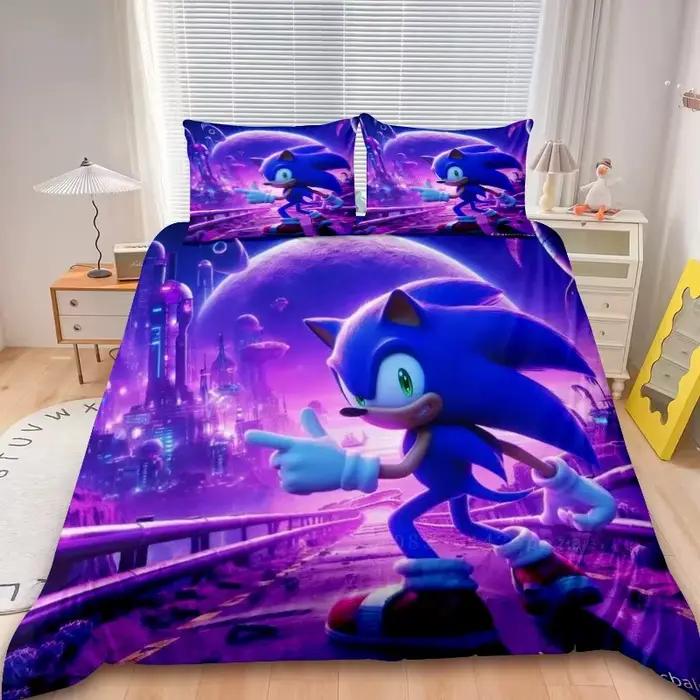 Ensembles de housse de couette Anime Hedgehog