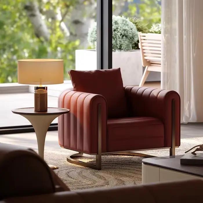 Pouf de luxe pour salon