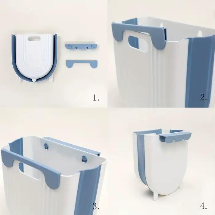 Poubelle suspendue pliante de cuisine S/L, armoire de salle de bain à domicile, poubelle murale, accessoires de cuisine