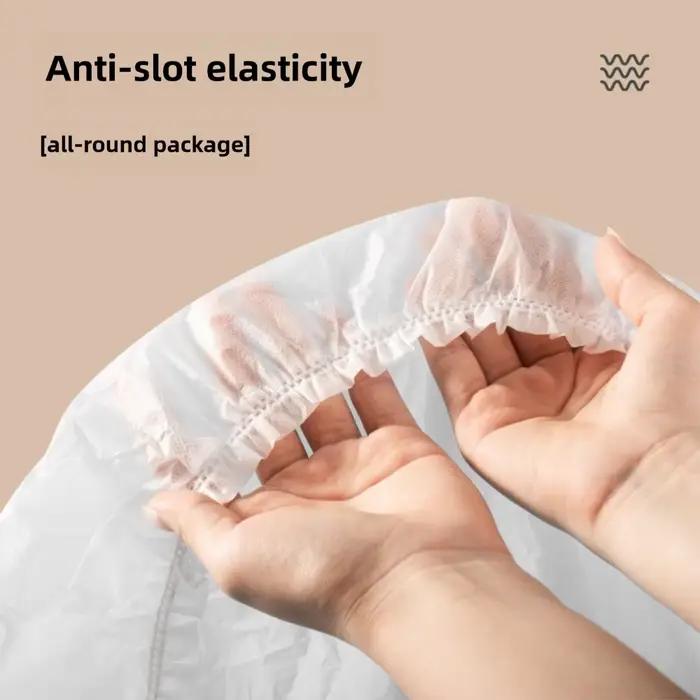 Drap-housse jetable non tissé avec élastiques pour lit simple, drap de lit jetable pour lit double, protège-matelas antidérapant pour hôtel