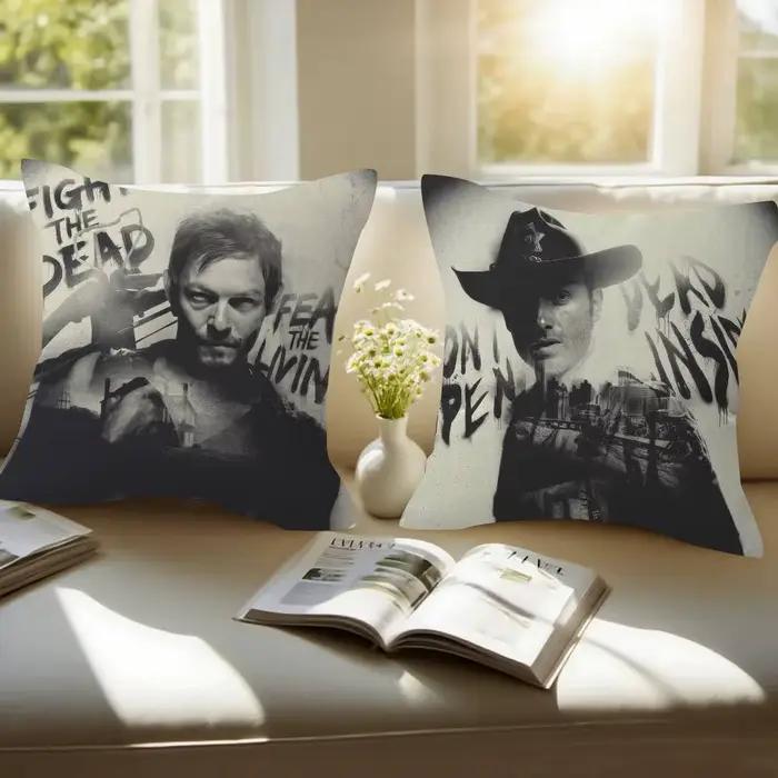 Housse de coussin décorative pour chambre à coucher