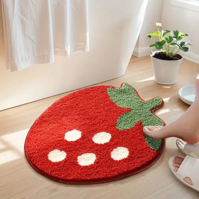 VIKAMA Tapis à motif courbé en forme de fraise