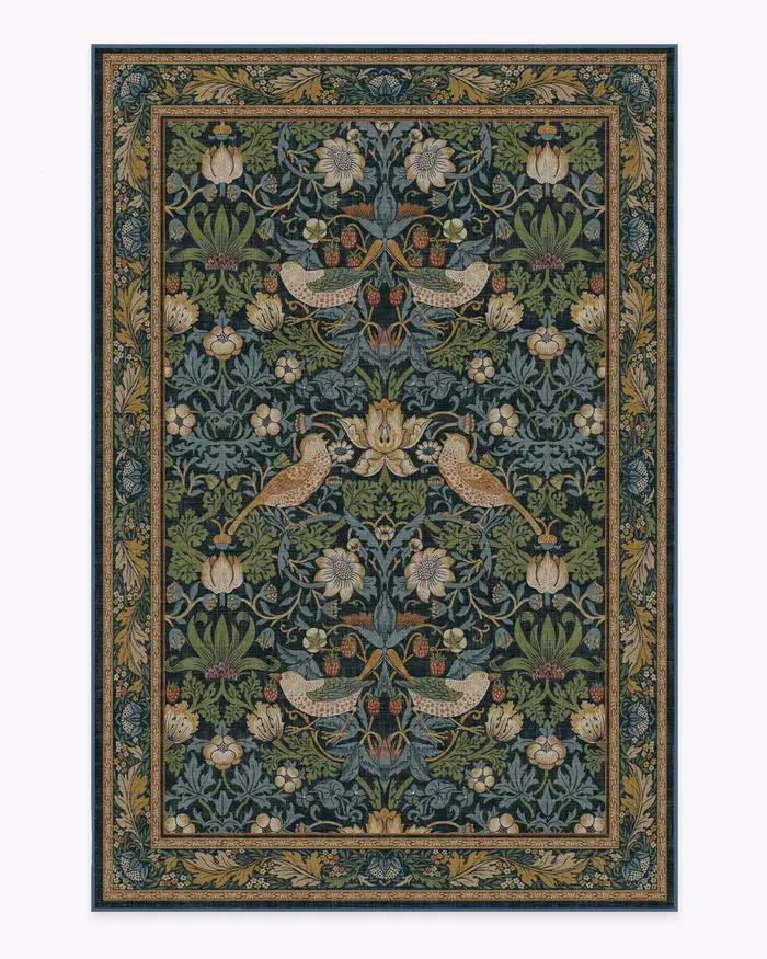 William Moris fraise voleur pierre or tapis Design classique texturé salon