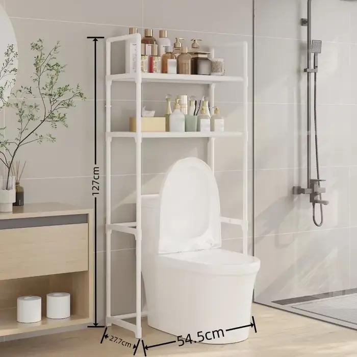 Support de rangement pour salle de bain, support pour machine à laver en plastique, salle de bain sur pied étanche domestique sans perçage