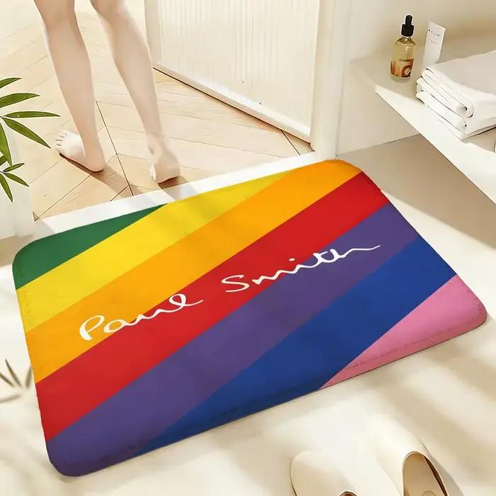 Tapis doux et absorbant antidérapant de marque Paul Smith, tapis de sol, décoration de la maison, paillasson, tapis de sol pour chambre à coucher, tapis de douche
