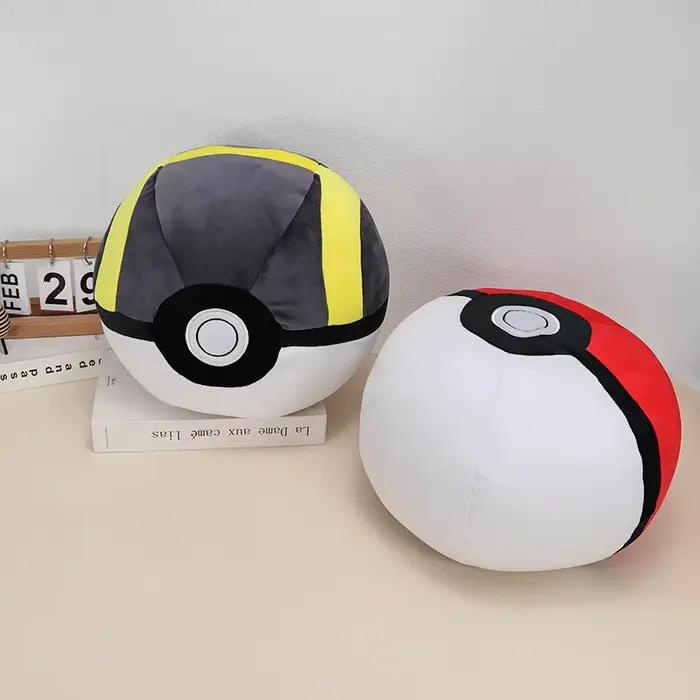 Coussin en peluche Pokemon grande taille, Ultra Ball Master Ball, oreiller Pokeball, poche, poupée monstre, chambre à coucher