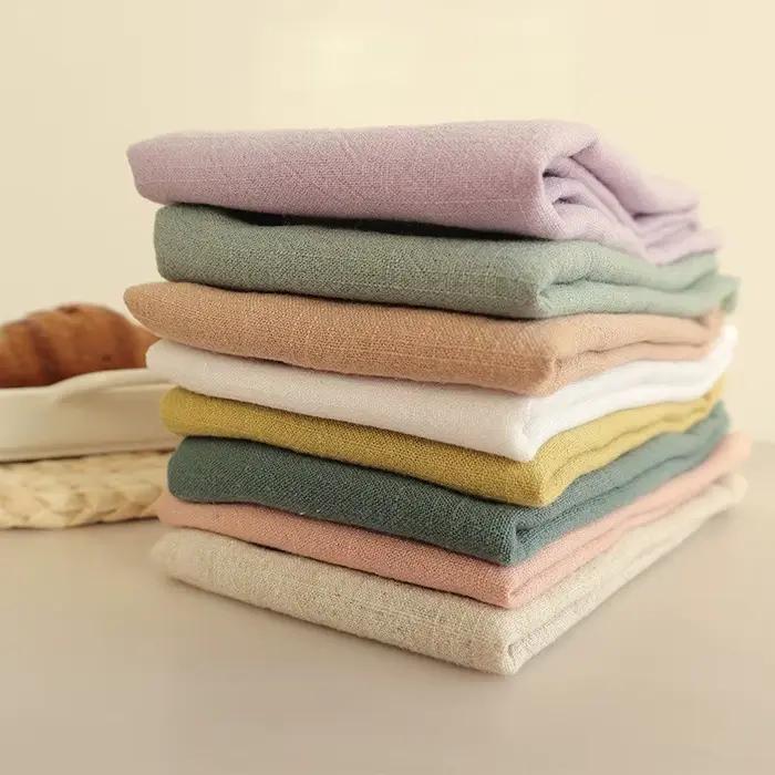 Serviettes de Table Carrées en Coton et Lin
