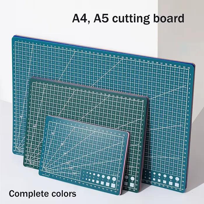 A4 A5 Cutting Mat Sewing Mat Single-sided Craft Pad Fabric Sewing And Making Cutting Board DIY Art Tool Solid Color Multi-color