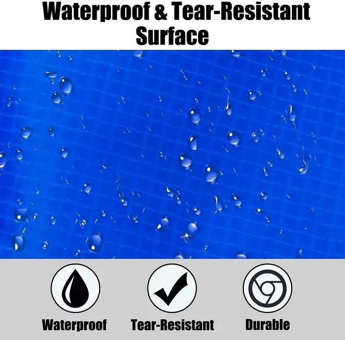 Tapis de protection pour trampoline de 6/8 pieds, coussin de sécurité pour trampoline, housse de protection pour ressorts ronds, coussin imperméable, accessoires pour trampoline