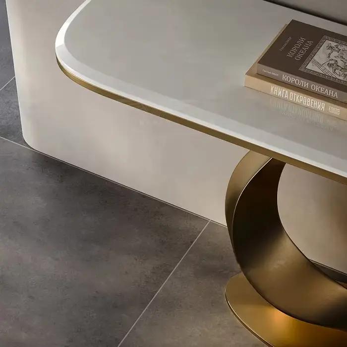 Console d'entrée d'angle amovible en métal, Table ronde moderne Vintage, porche, bureau, Tisch Wohnzimer, meubles de Hall d'entrée