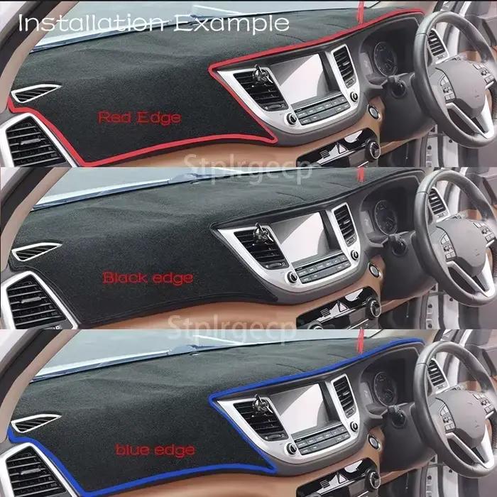Pare-soleil en Polymère Antidérapant pour Voiture, Accessoire pour Tapis, Compatible avec KIT 308 T9 2014 ~ 2019 308 308sw 308GTI, SW GTI 2018