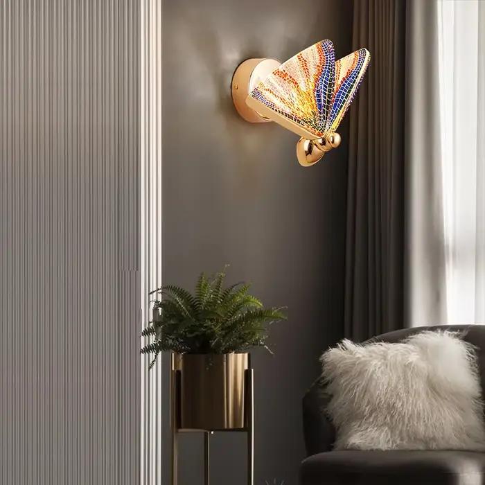 Mur LED lampe pour salon chevet maison canapé escalier décoration luxe nordique moderne intérieur applique murale appliques luminaire