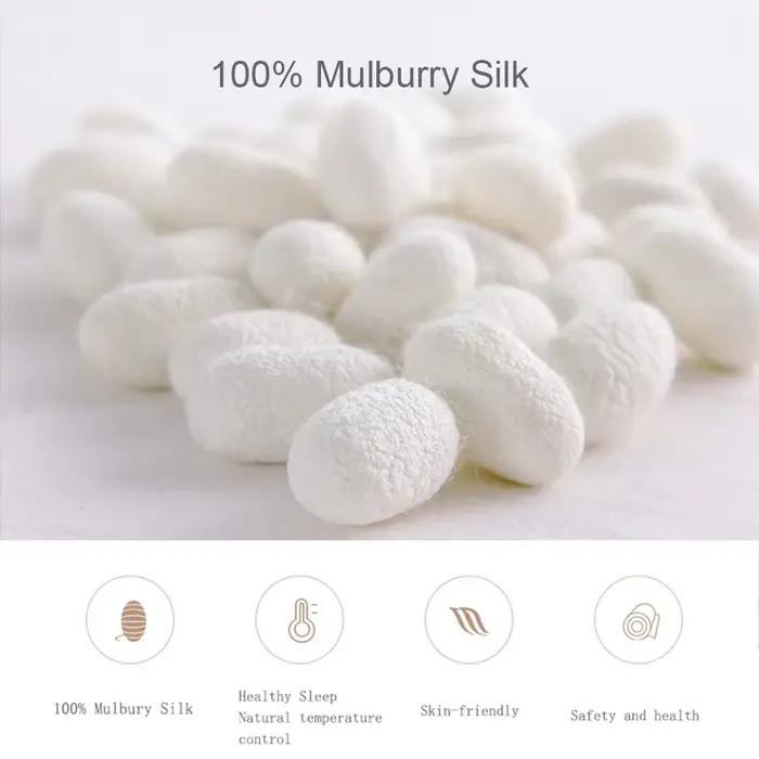 Liv-Esthete – ensemble de housse de couette 100% soie