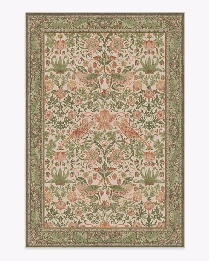 William Moris fraise voleur pierre or tapis Design classique texturé salon