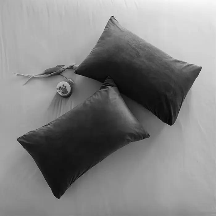 Housses de coussin en velours doux