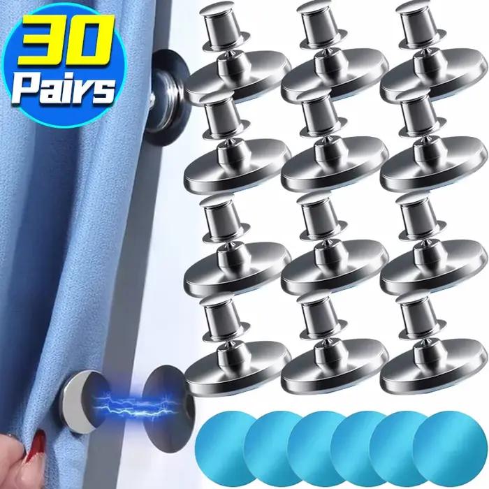 Attaches magnétiques en métal pour rideaux