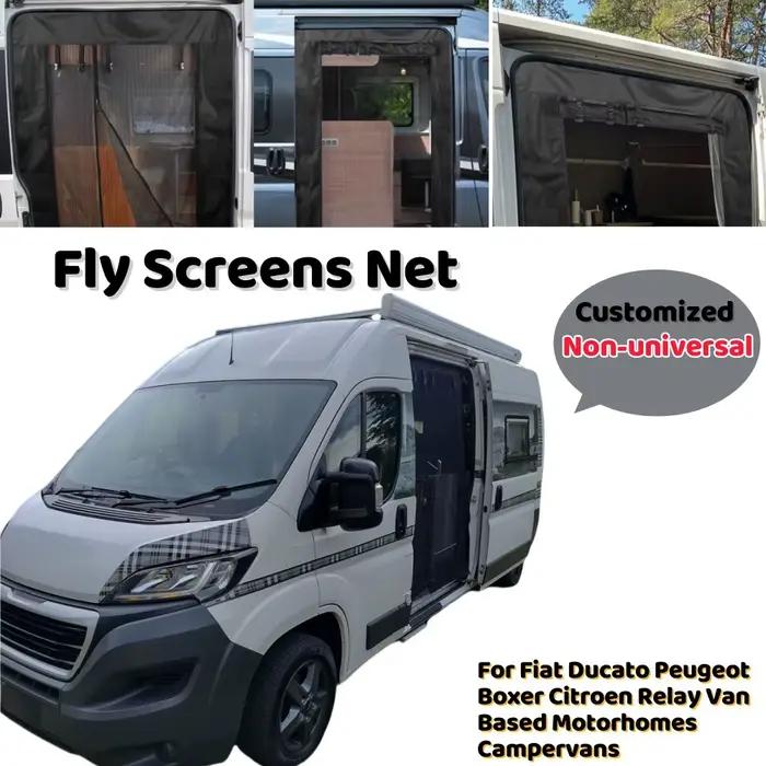 Moustiquaire de caravane, pare-soleil, rideau d'intimité pour Fiat Ducato, Peugeot Boxer, Citroën Relay, accessoires de caravane