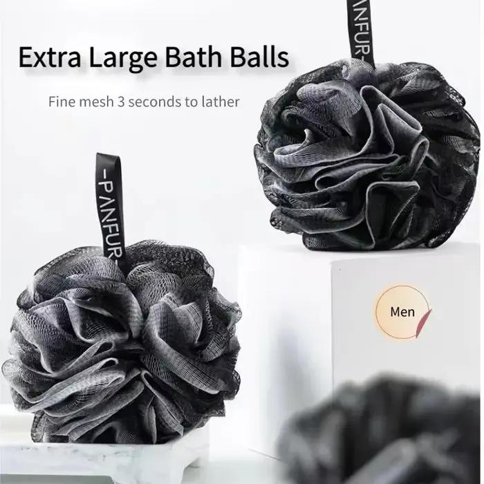 Serviette de bain en forme de boule de fleur pour homme