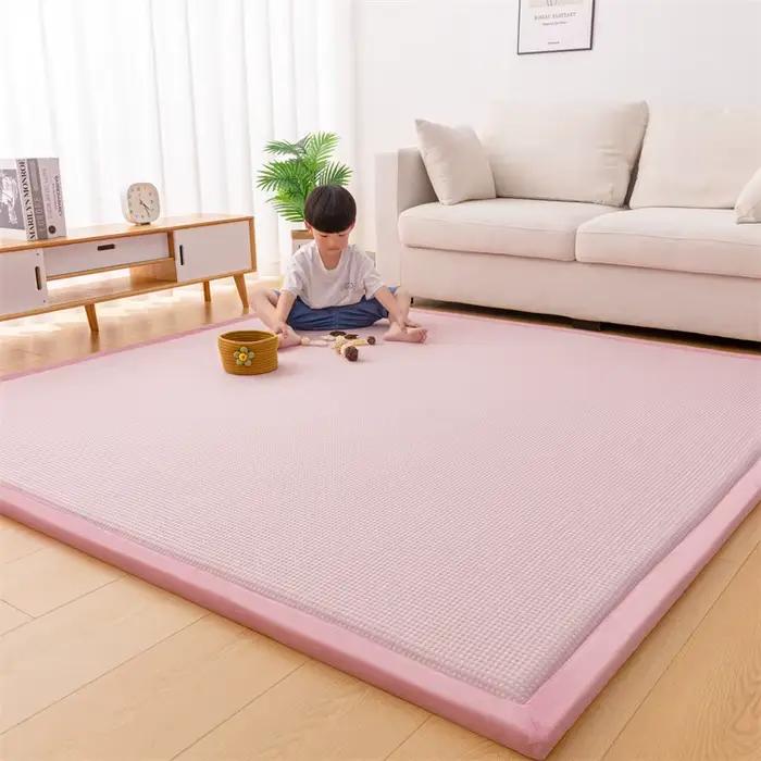 Tapis de sol de 3 cm d'épaisseur, matelas de sol doux pour dormir, tapis de sol rafraîchissant pour le salon, tapis de sol antidérapant sur mesure pour chambre tatami