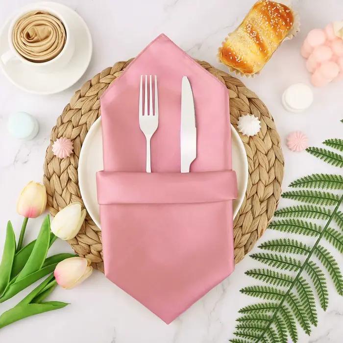 Serviettes de Table en Satin de noël