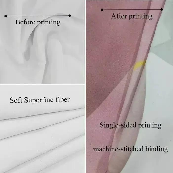 Serviette de plage rayée avec citation mignonne - Couverture de bain en microfibre super absorbante et à séchage rapide