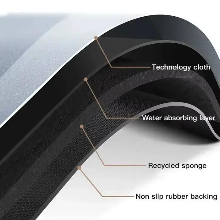 Tapis de bain absorbant pour salle de bain