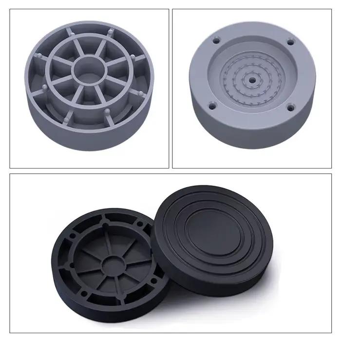 Coussinets de pieds Anti-Vibration, tapis en caoutchouc, silencieux, universel, pour Machine à laver, Support de réfrigérateur, amortisseurs, Support de lave-linge, 4 pièces/ensemble