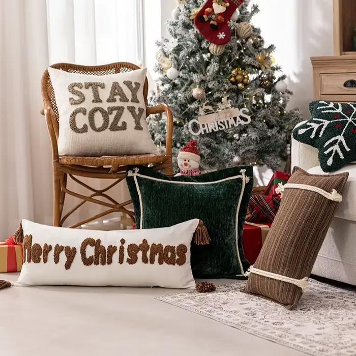 Housse de coussin de noël en forme de nouveauté moderne