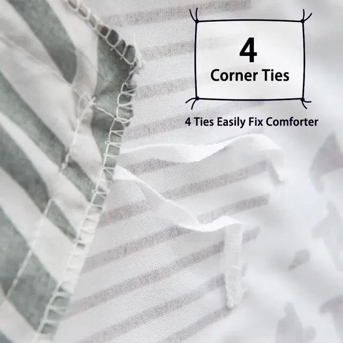 Ensemble de housse de couette en forme de cœur imprimé léopard, 3 pièces, doux et respirant, moderne pour la décoration de la chambre à coucher, lit queen/king size
