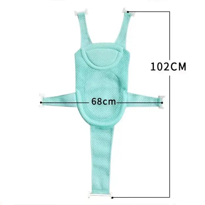 Coussin de bain pour bébé, Tapis de bain pour nouveau-né, Filet de soutien pour baignoire de bébé, Oreiller de bain pour bébé, Siège de bain flottant antidérapant