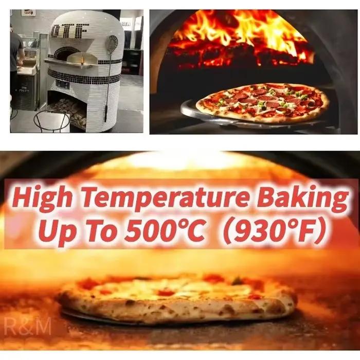 Four à pizza professionnel au gaz pour restaurant, dôme extérieur, au charbon de bois, à bois, en pierre, robuste, industriel, commercial, pour la cuisson