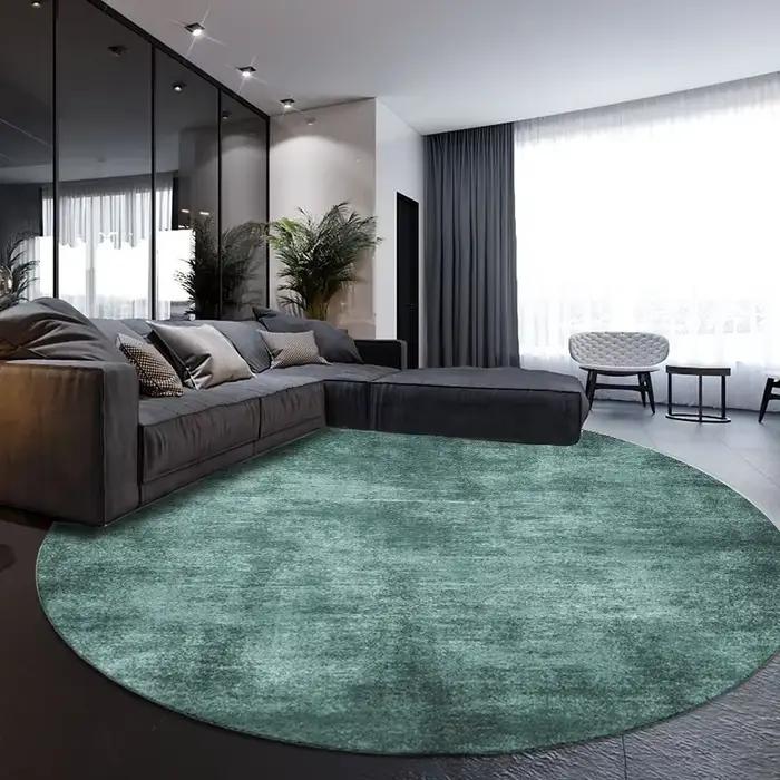 Tapis rond de style nordique pour la décoration de la maison