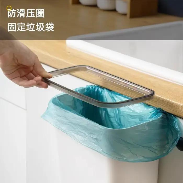 Poubelle murale pour cuisine, poubelle pour salle de bain et salon avec couvercle pour le stockage des restes alimentaires
