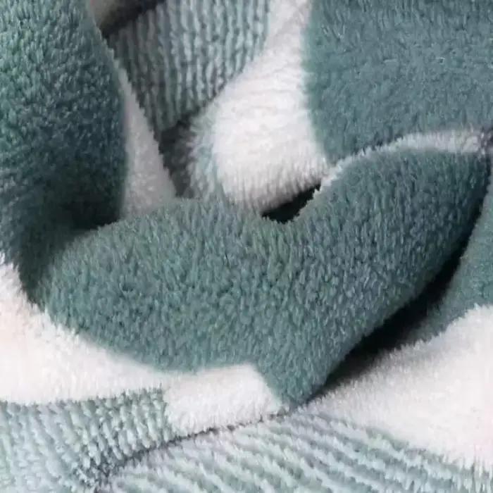 Ensemble de serviettes à motif rayé