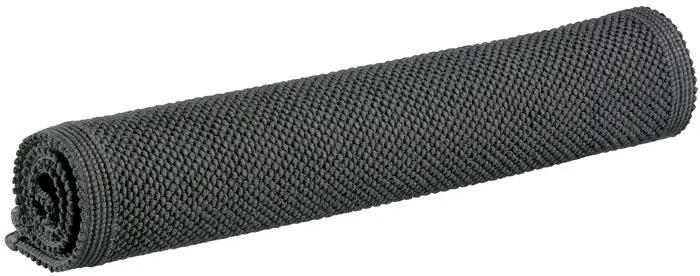 Tapis de bain uni Etia Carbone 54 x 110