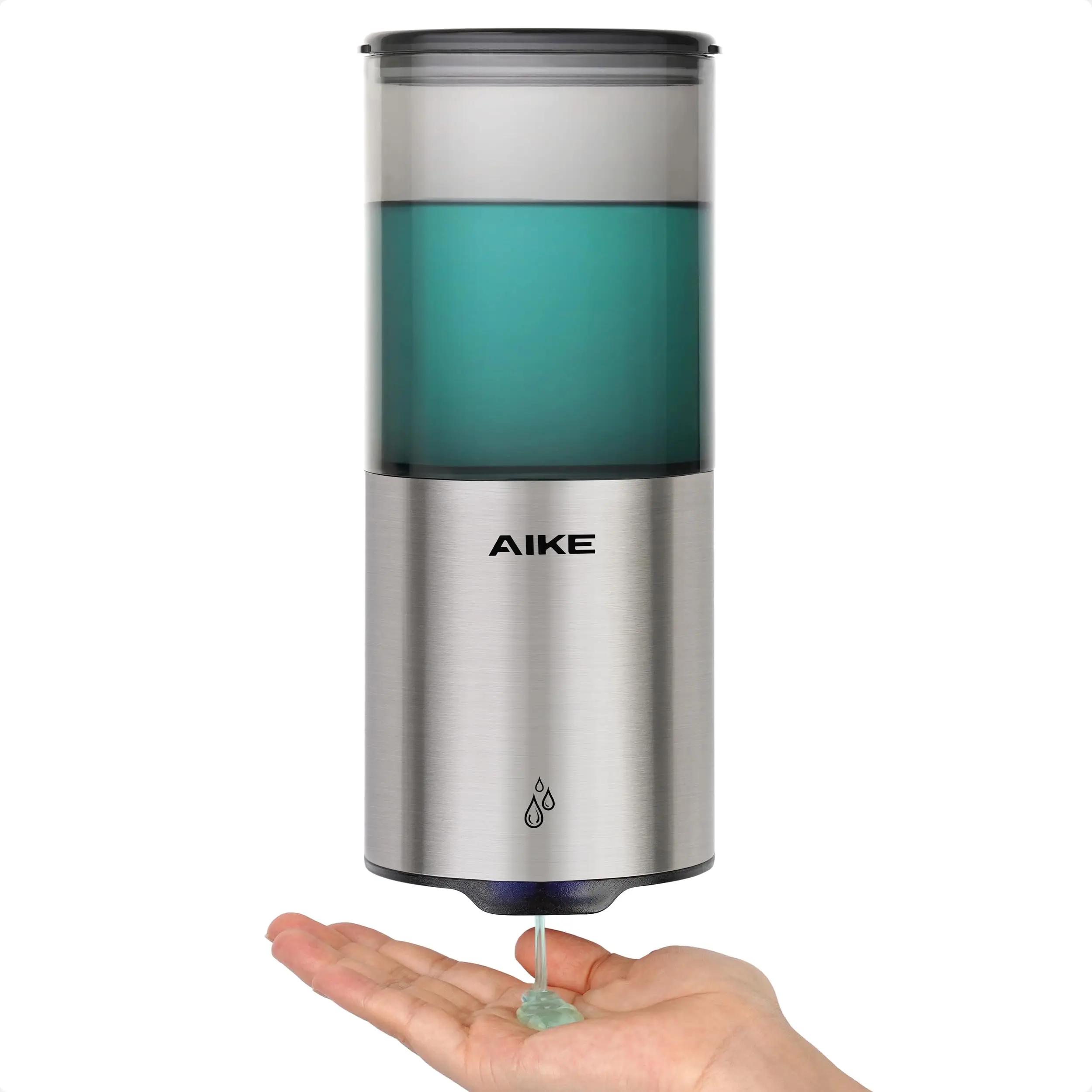 Distributeur de Savon Automatique AIKE Étanche IPX7 Mural, pour Salle de Bain Domestique et Commerci