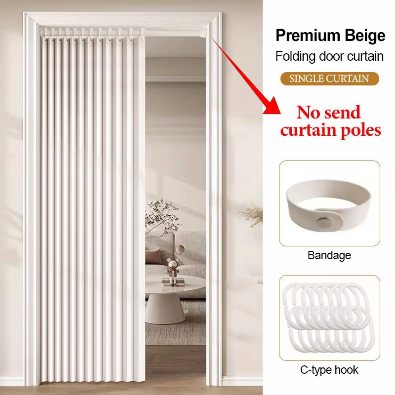 Rideau de porte pour cuisine et balcon, panneau de séparation de pièce doux avec protection de la vi