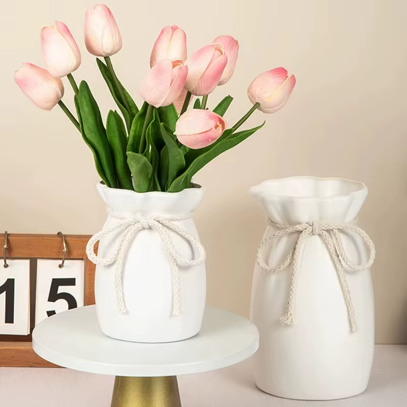Vase en plastique de style bohème, décoration d'intérieur, vase européen, utilisé pour les mariages,