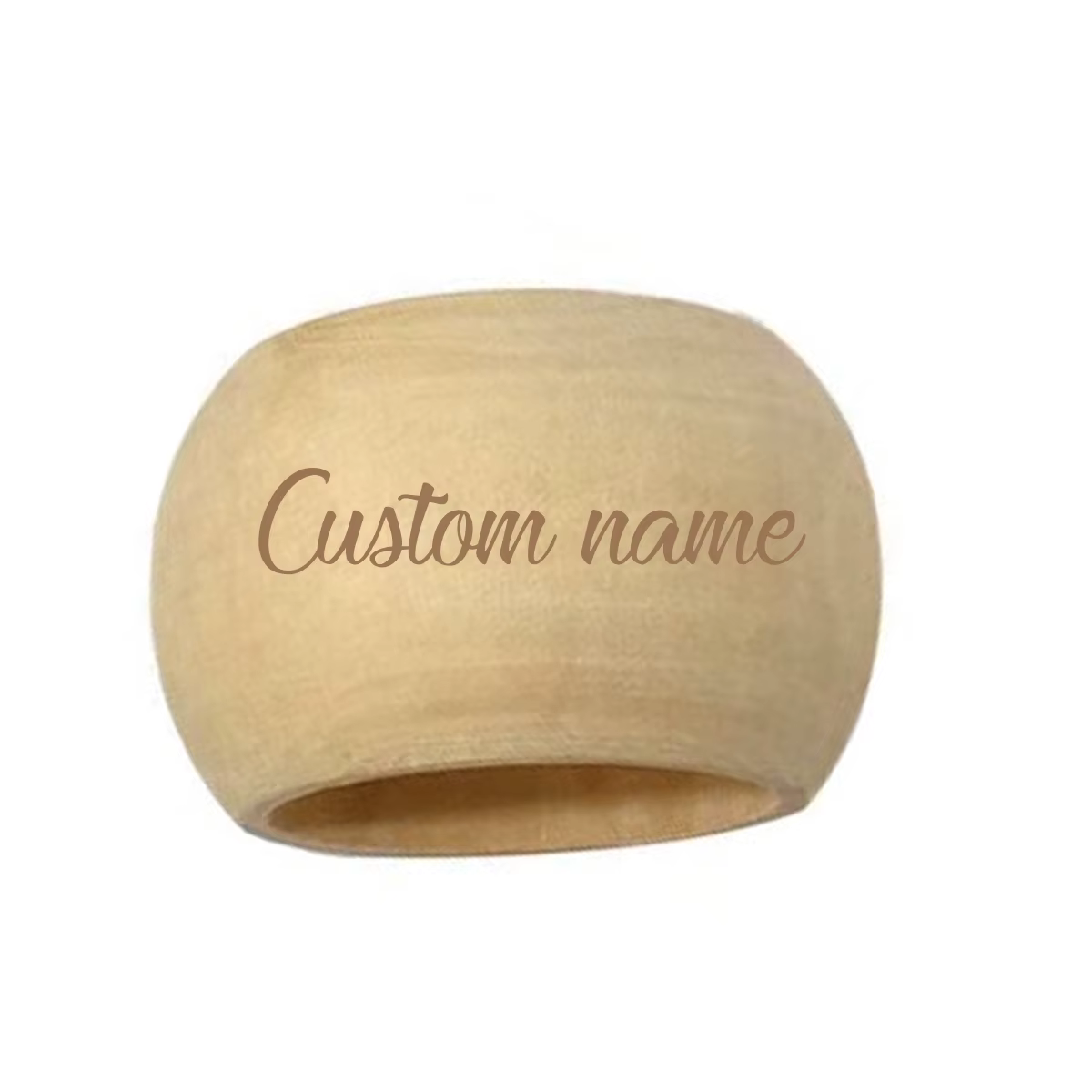 Anneau de serviette en bois personnalisé rustique, décoration de Table pour invités de mariage, régl