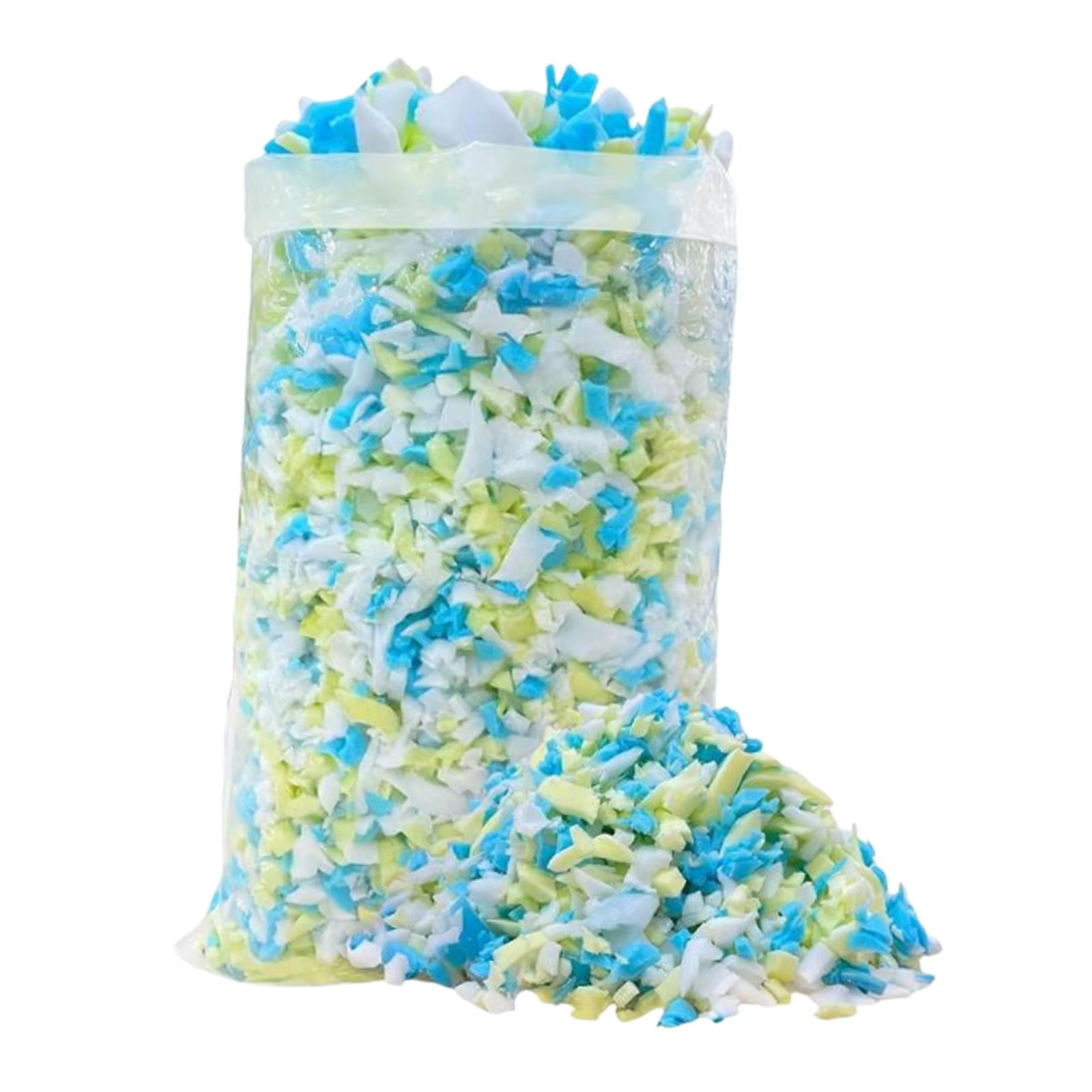 Remplissage de mousse à mémoire de forme râpée, sac en mousse à mémoire de forme râpée, remplissage 